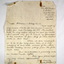 Hand written letter on plain paper.