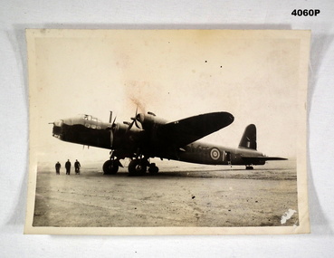 Photo of a Stirling Bomber 1942