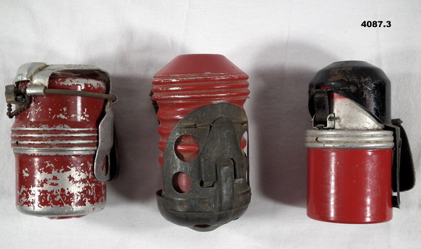 Three Model 35 Italian Grenades WW2