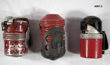 Three Model 35 Italian Grenades WW2