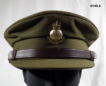 Warrant Officer peaked cap with Survey corp badge