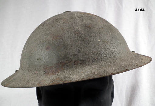 Painted steel helmet WW2 era