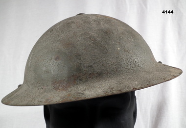 Painted steel helmet WW2 era