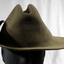 Two Australian slouch hats dated 1963 and 1983