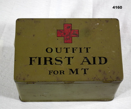 First Aid Kit in a tin for “MT”
