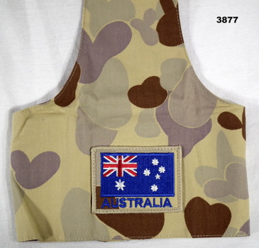 Desert pattern arm band with Australian flag