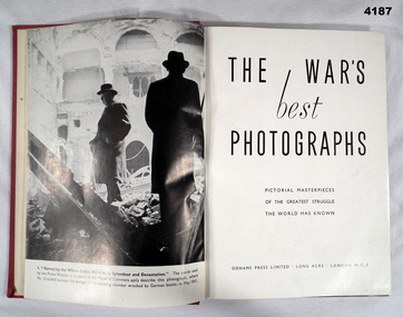 Pictorial book of the Wars best photographs.