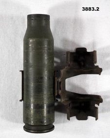 M28 Cartridge case and link section.