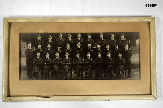 Small framed photo of 29 RAAF members 