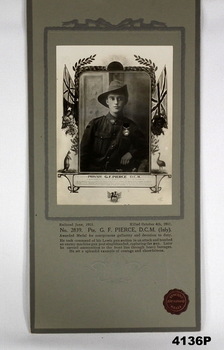 framed photo of 3 soldiers WW1