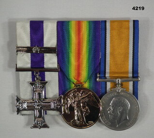 Trio of medals including an MC.