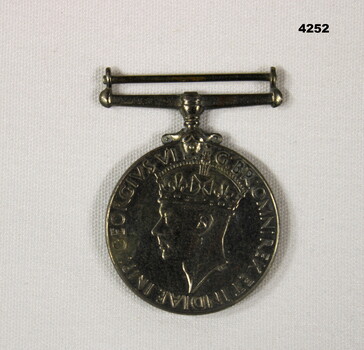 Single round shape British War Medal.