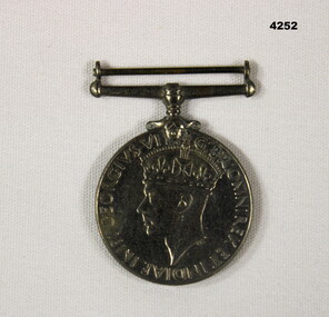 Single round shape British War Medal.