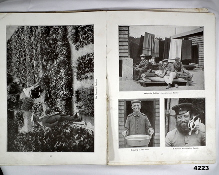 Book re photos of German POW camps England WW1