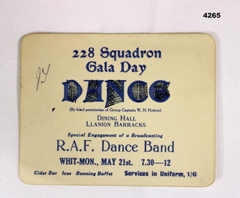 RAF Gala dance night WW2.