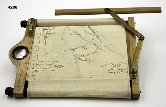 WW1 Royal Flying Corps Observers map Board