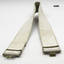 White coloured webbing uniform belt.