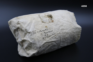 Container - BAG, CALICO, circa World War II