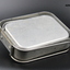 Aluminium mess set in pack away position.