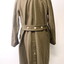 Showing back side of a great coat.