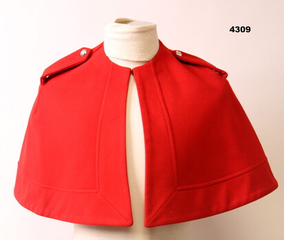 Red Nurses Cape 1971 Military issue