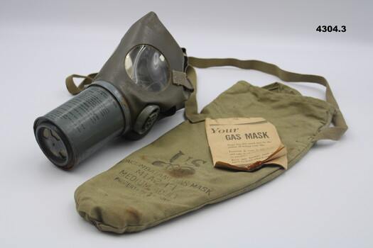 U.S Civilian non combatant Gas mask