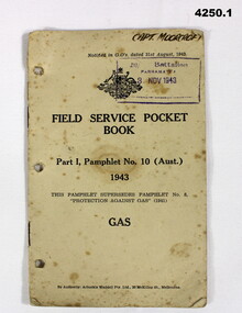 Field Service Pocket Book, Gas 1943