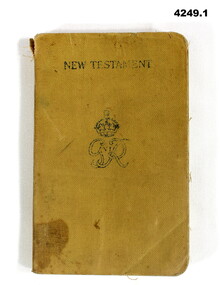 Cloth covered New Testament Bible