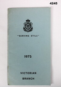 RSL State branch booklet 1975