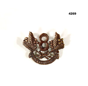 Metal 8th Australian Infantry badge