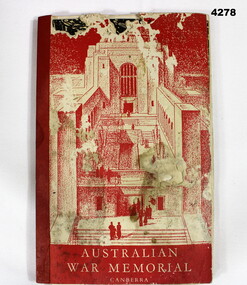 Booklet Australian War memorial revised edition 1959