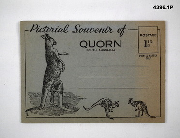 Pictorial photo souvenir of Quorn SA