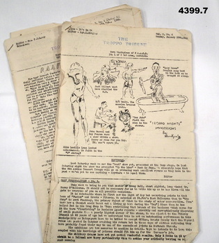 WWII Unit newsletters from the 8th Australian Army Ordnance Depot