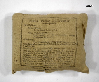 First Field dressing dated 1944