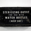 Military issue water sterilisation kit
