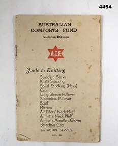 Australian Comforts fund Knitting Guide