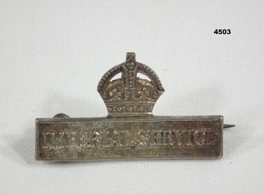 British Imperial Service badge 1908