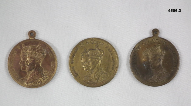 Three British Coronation Medallions 1911 & 1937.