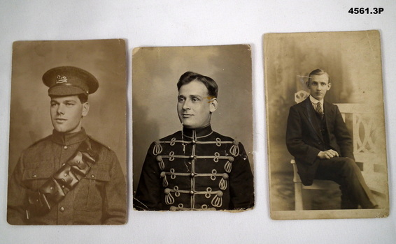 Portrait photographs, military and civilian