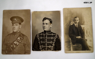 Portrait photographs, military and civilian