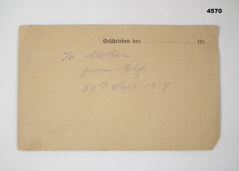 German field Post card WW1 era