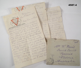 Letters from Alf Ferris to his his family
