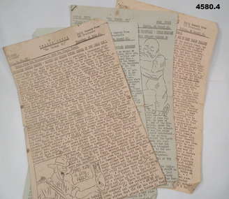 Newspapers printed in Tobruk 1941