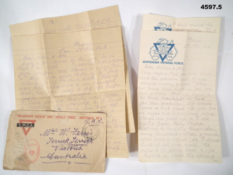 Letters and envelopes from France