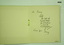 Inside of Christmas card with writing.
