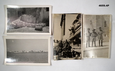 Set of four photos WW2 Soldiers