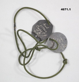 Three sets of Identity disc’s Vietnam era