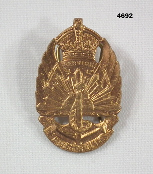 Badge Service Australia WW2 issue