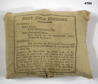 First Field Dressing made in 1942