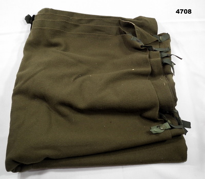 Inner liner green blanket for silk outer 
